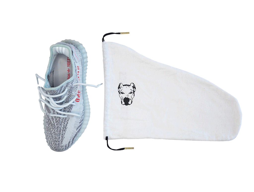 Flannel Sneaker Dust Bags with Gold Aglets